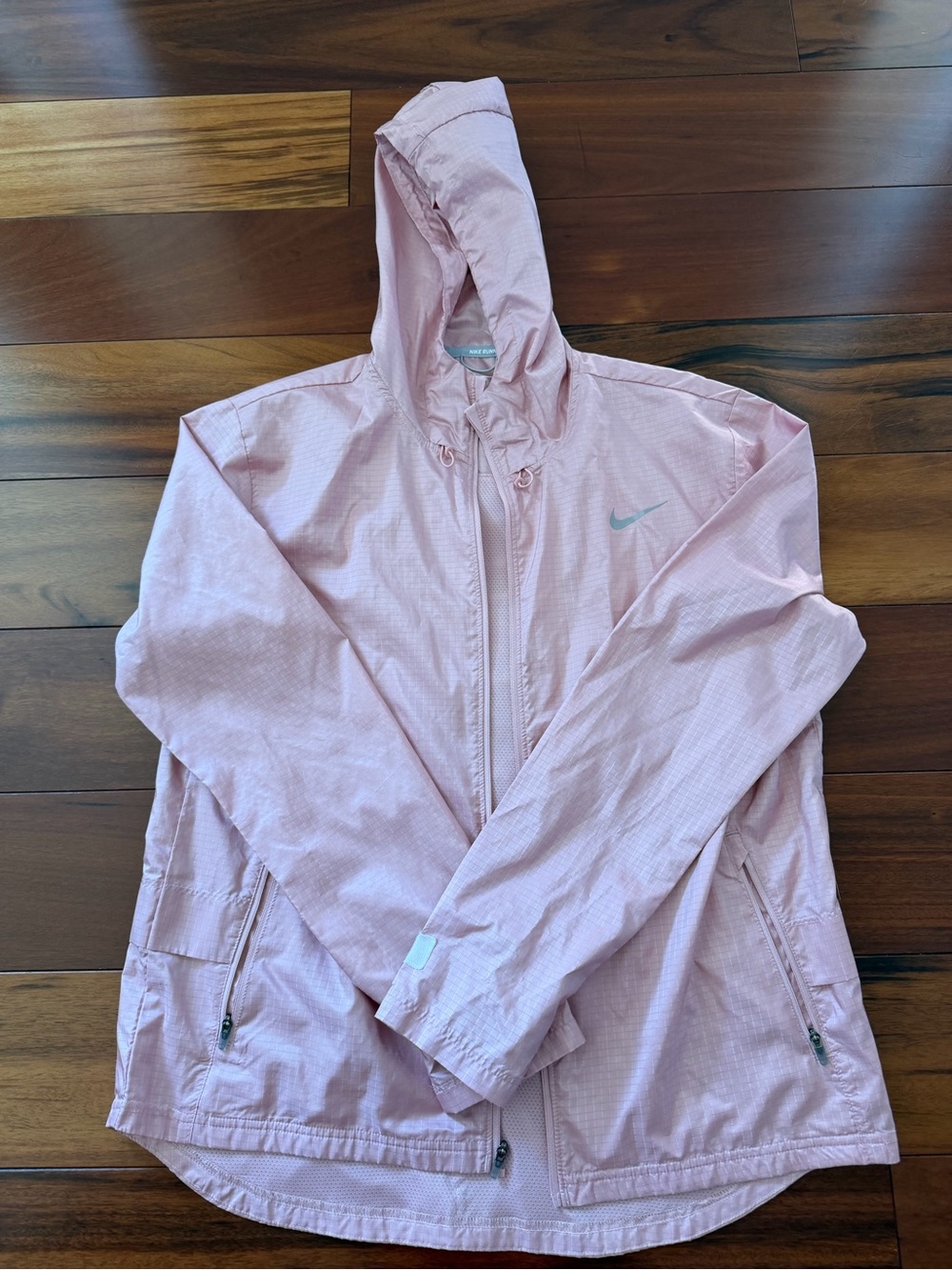 Nike Light Pink Hooded Windbreaker Jacket